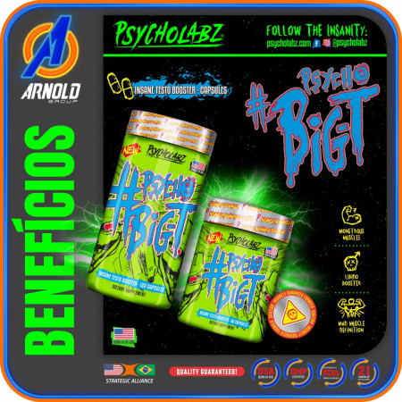 Pré Hormonal PsychoLabs Psycho Big-T 120 Cápsulas